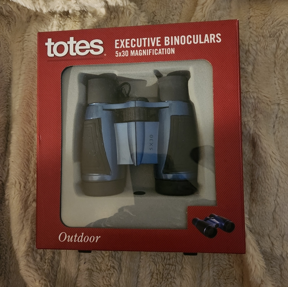 Totes Executive Binoculars blue and black